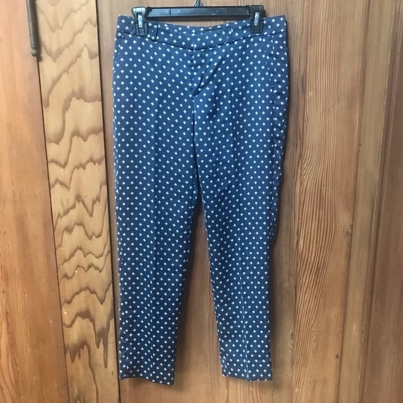 Banana Republic Avery Diamond Design Print Pants - Picture 4 of 12